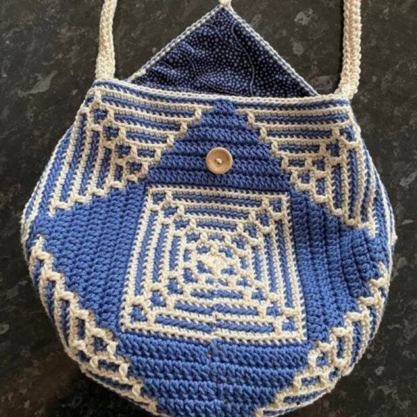 Crochet Bag Pattern - Cubic Wheel