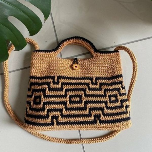 Crochet Bag Pattern - Maze