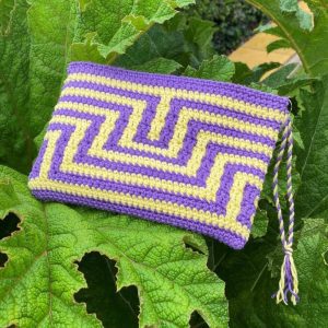 Crochet Clutch Bag Pattern - Maze