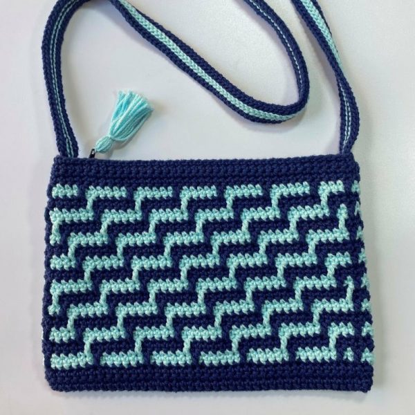 Crochet Shoulder Bag Pattern - Steps