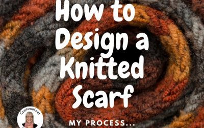 How to Design A Knitted Scarf – my Design Process