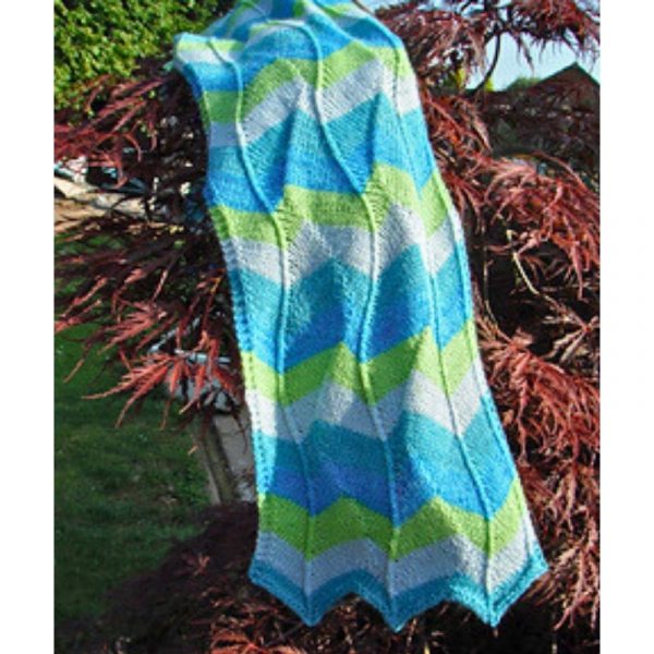 Chevron Knitted Scarf Pattern