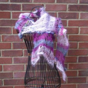 Lace Felted Scarf Knitting Pattern