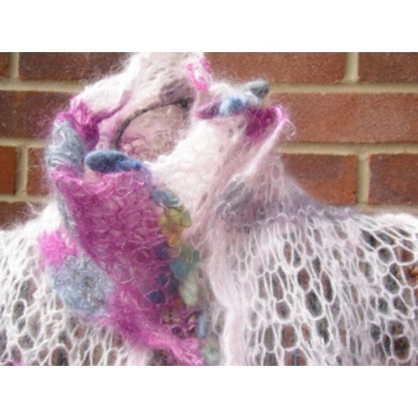 Lace Felted Scarf Knitting Pattern