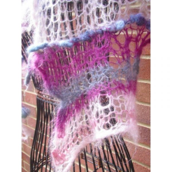 Knitting Pattern For Lace Felted Scarf